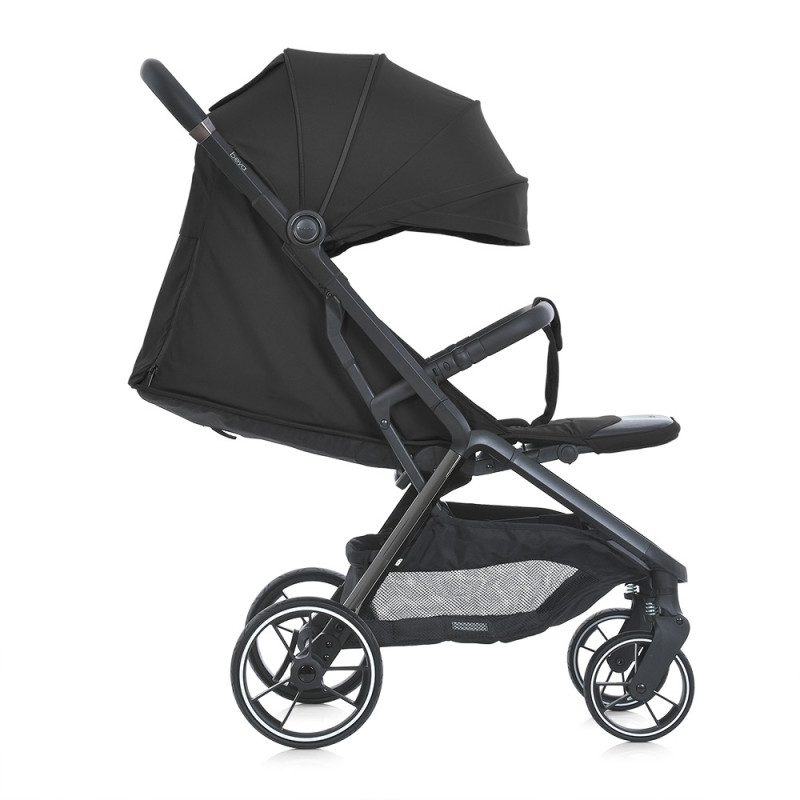 Дитяча прогулянкова Коляска EL CAMINO BEYA (ME 1127-B Black) з чохлом на ніжки