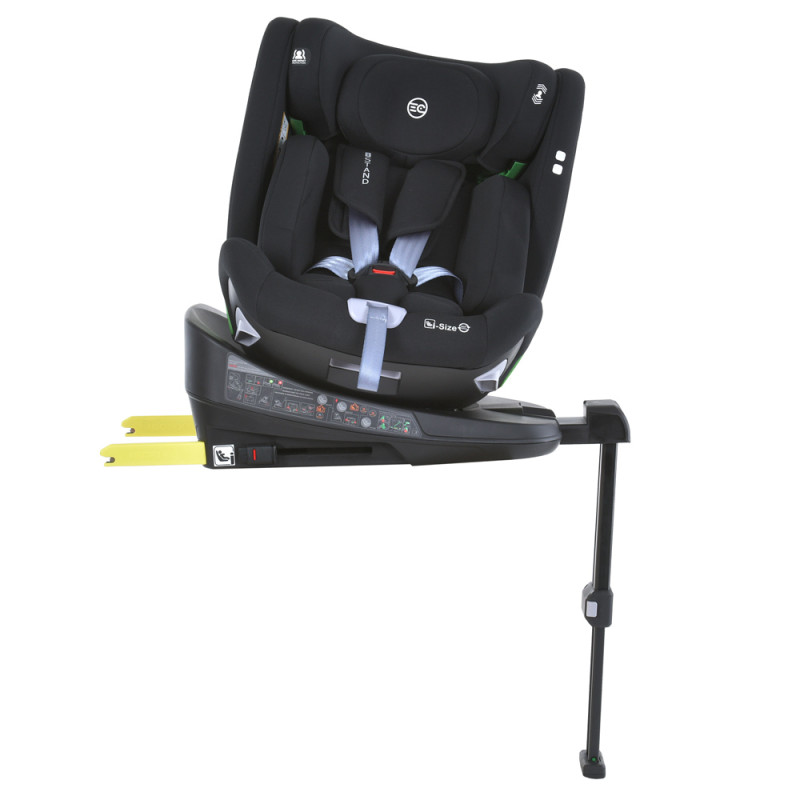 Автокрісло EL CAMINO i-STAND (ME 1146 Royal Black) чорний