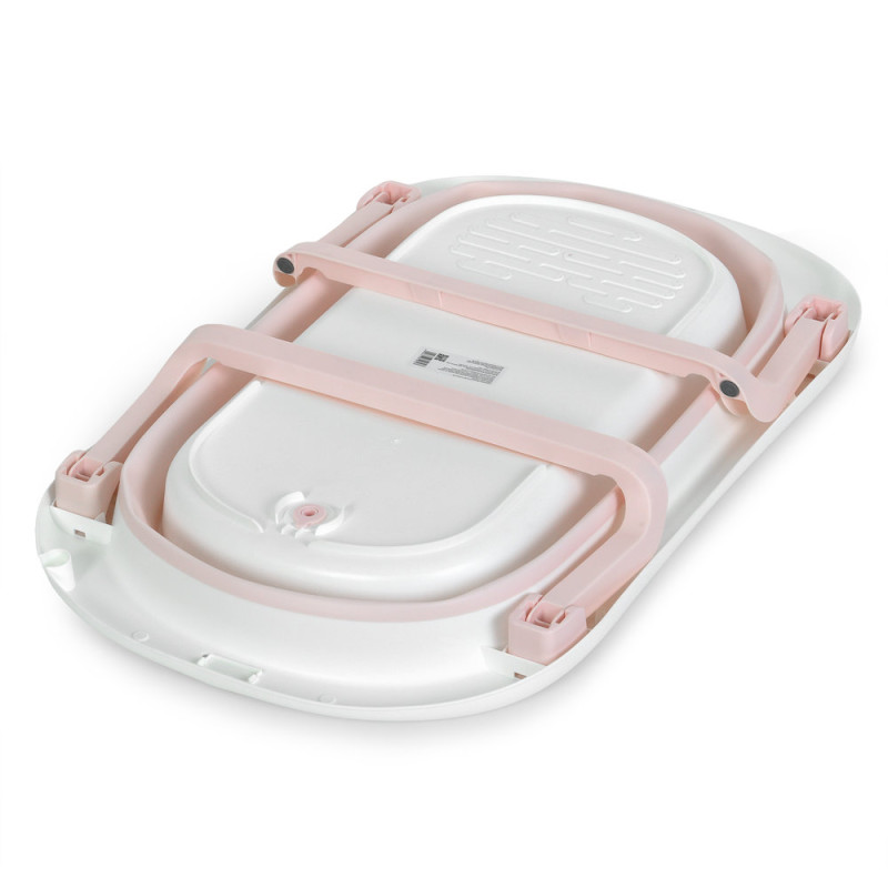 Дитяча Ванночка (ME 1151 PLUS Peony Pink) з термометром, силікон, складана