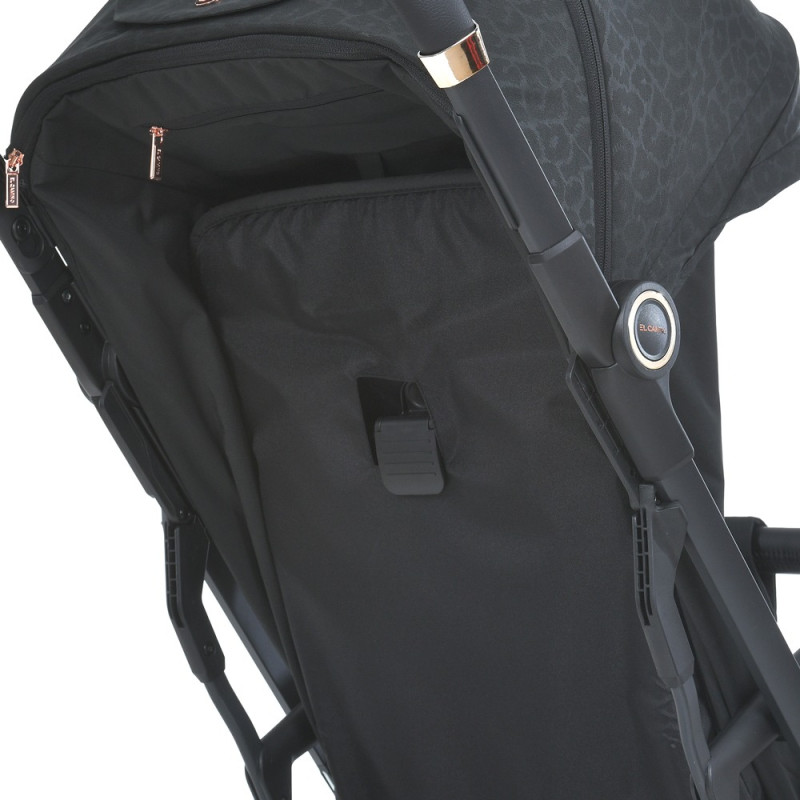 Дитяча коляска EL CAMINO BEYA (ME 1127-G Black Leo)