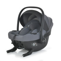Дитяче автокрісло El Camino i-LOCK (ME 1210 Gray) ISOFIX, зростання дитини 40-75см, рег.підголівник, чохол