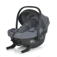 Дитяче автокрісло El Camino i-LOCK (ME 1210 Gray) ISOFIX, зростання дитини 40-75см, рег.підголівник, чохол
