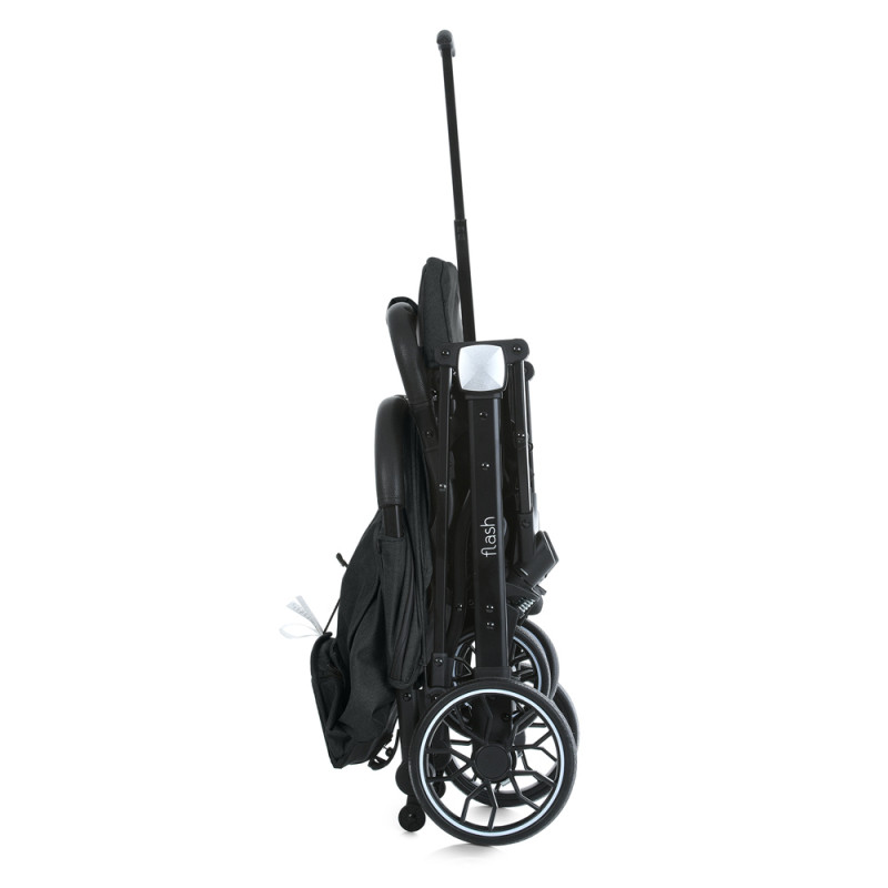 Дитяча прогулянкова Коляска BAMBI FLASH (M 5727-1 Almost Black) алюміній