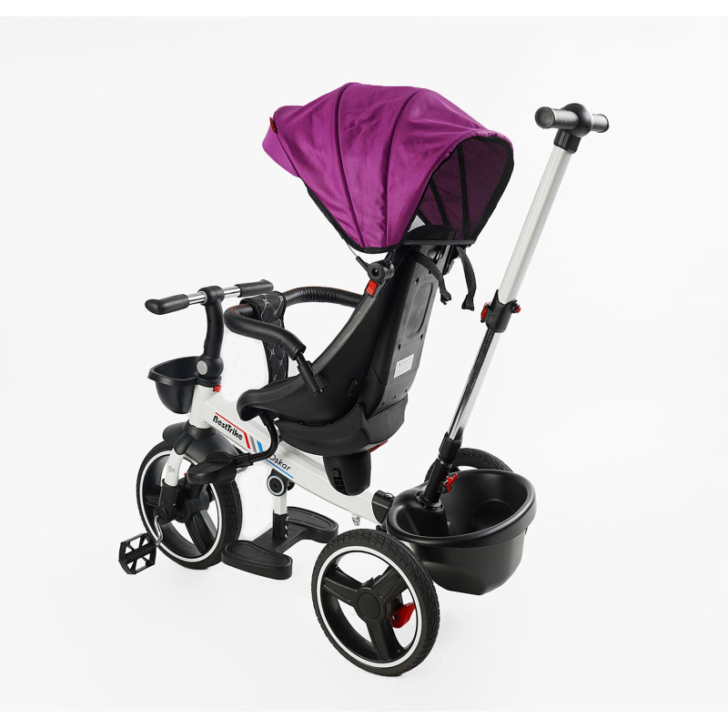 Дитячий триколісний Велосипед BestTrike "Oscar" (6390 – 17-502) поворотне сидіння, кермо складається