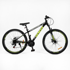 Велосипед Спортивний Corso 27.5" дюймів «Genesis» (GS-27644) рама сталева 15’’, обладнання SunRun 21 швидкість, зібран на 75%
