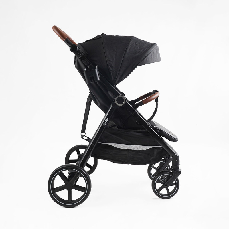 Дитяча прогулянкова Коляска "JOY" Sevillia (S-62892) чорний