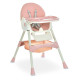 Стільчик для годування Kidoro (M 6302 Pink) складний