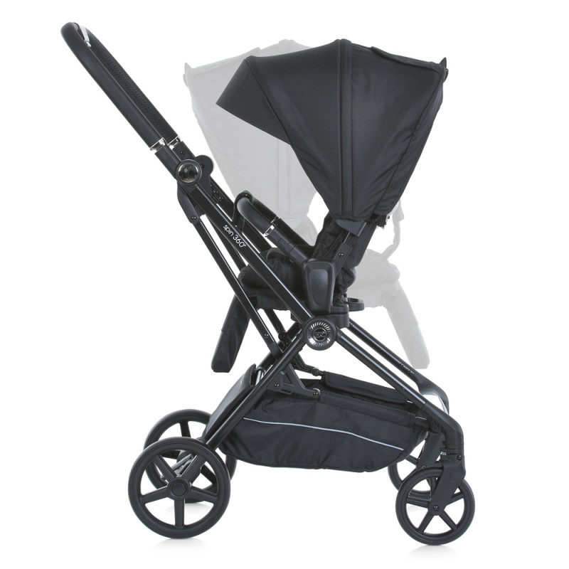 Коляска дитяча EL CAMINO SPIN 360 (ME 1138 Black) чорний