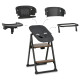 Дитячий Стільчик для годування EL CAMINO GROWEE 4в1 (ME 1222 Black)