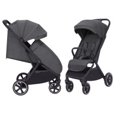 Дитяча коляска прогулянкова CARRELLO Corsa (CRL-5518 Solid Grey) складана