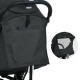 Дитяча прогулянкова Коляска BAMBI FLASH (M 5727-1 Almost Black) алюміній