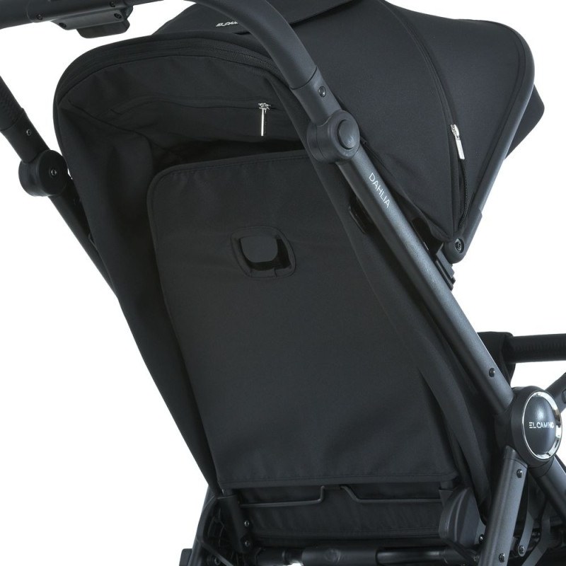 Дитячий візочок прогулянковий EL CAMINO DAHLIA (ME 1181 Black) чохол
