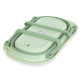 Дитяча Ванночка (ME 1151 PLUS Pale Green) з термометром, силікон, складана