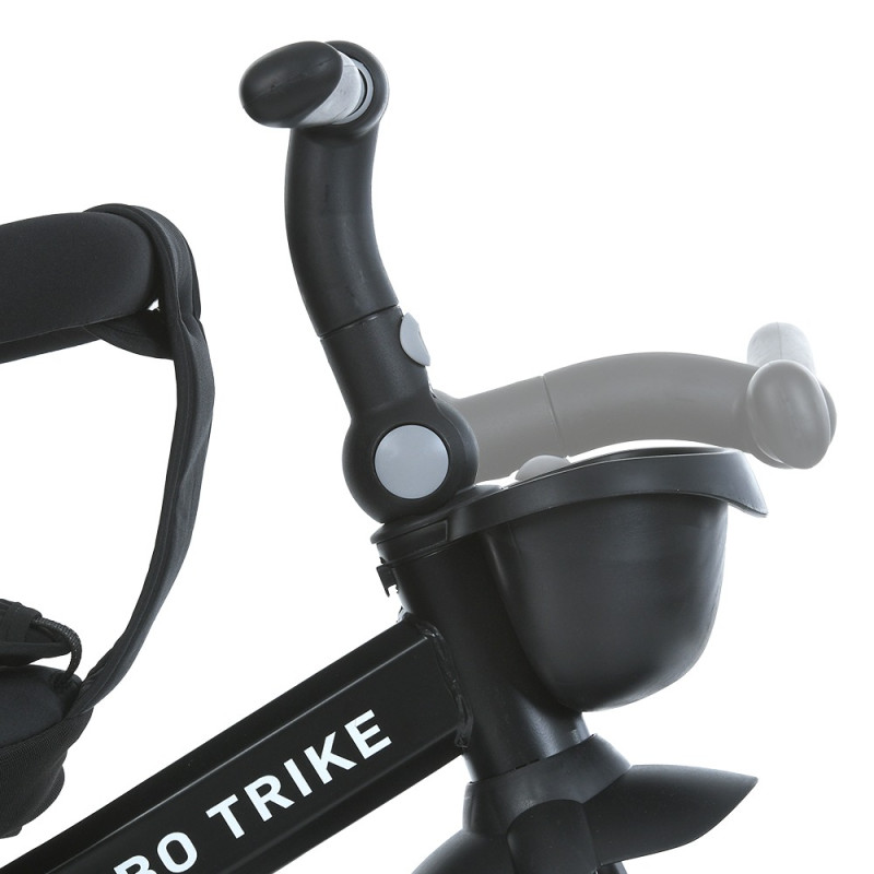 Дитячий триколісний Велосипед TURBOTRIKE (MT 1001-1 Elegant Black) поворотне сидіння