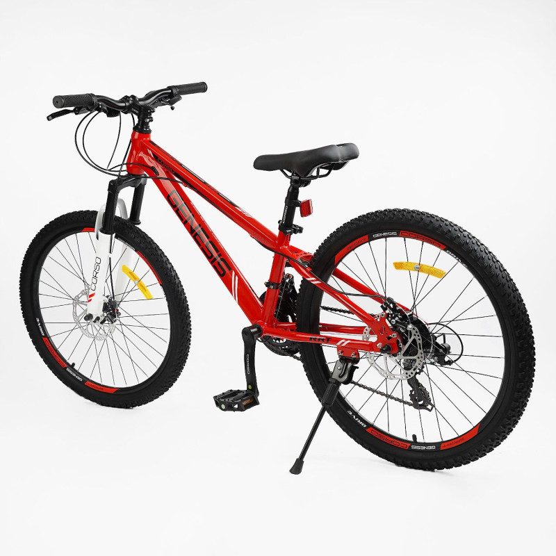 Велосипед Спортивний Corso «Genesis» 24 дюймів (G-24604) рама сталева 11’’