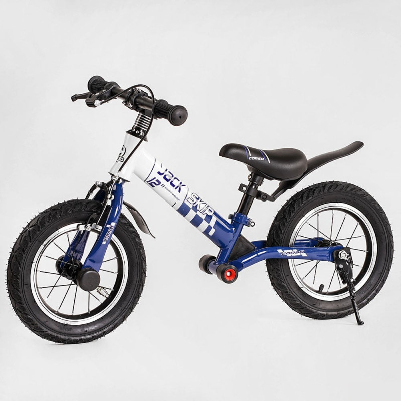 Дитячий Велобіг Corso "Skip Jack" (93307) СИНО-БІЛИЙ