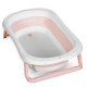 Дитяча Ванночка (ME 1151 PLUS Peony Pink) з термометром, силікон, складана