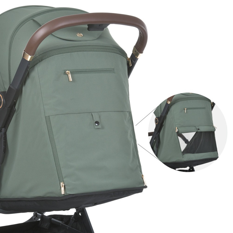 Коляска прогулянкова дитяча EL CAMINO BEYA (ME 1127-G Khaki Green) хакі