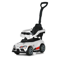 Дитяча Каталка-толокар Toyota (M 6129EL-1) музика, світло, шкір. сидіння, EVA, MP3, USB