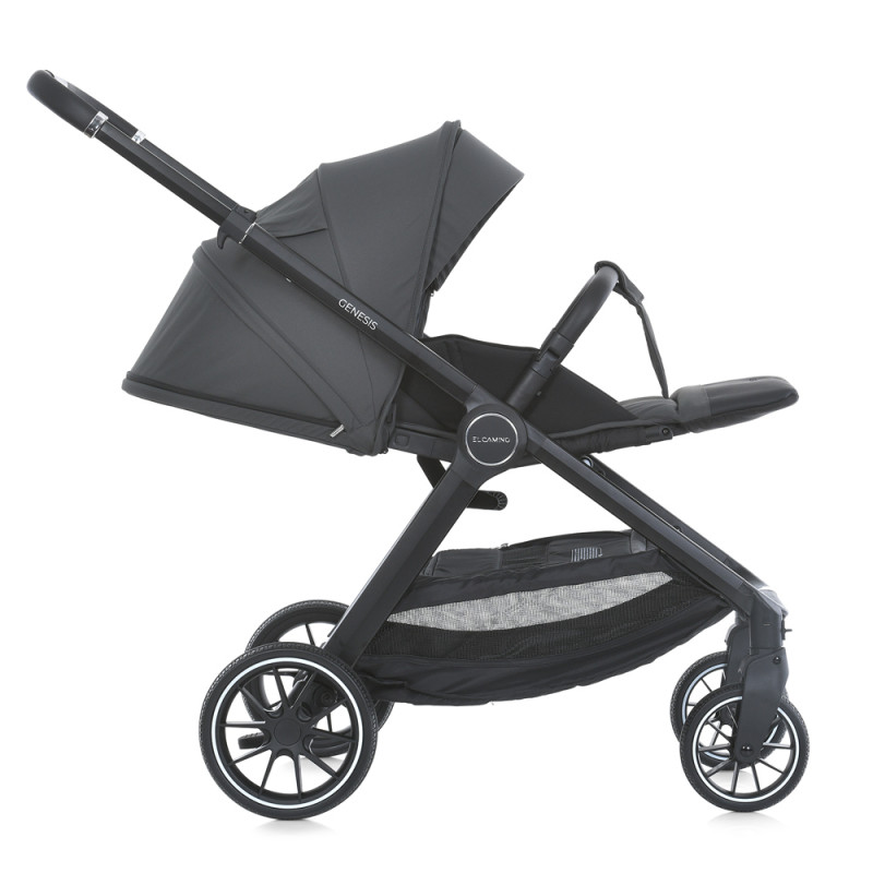 Коляска дитяча EL CAMINO GENESIS 2в1 (ME 1126 Asphalt Gray) сірий