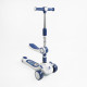Дитячий триколісний Самокат 5в1 "Skyper" (FJ-59060) світло, укр. озвучка, з дод. колесами
