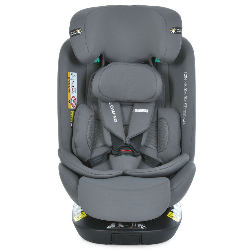 Дитяче Автокрісло EL CAMINO  i-HOLD+ (ME 1189 Shadow Gray) поворотне, група 0+I, II, III