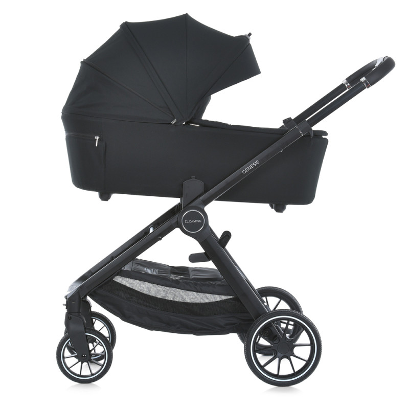 Коляска дитяча EL CAMINO GENESIS 2в1 (ME 1126 Jet Black) чорний
