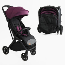 Дитяча прогулянкова Коляска JOY "Willow" (WL-65316) фіолетова, футкавер, підсклянник, телескопічна ручка