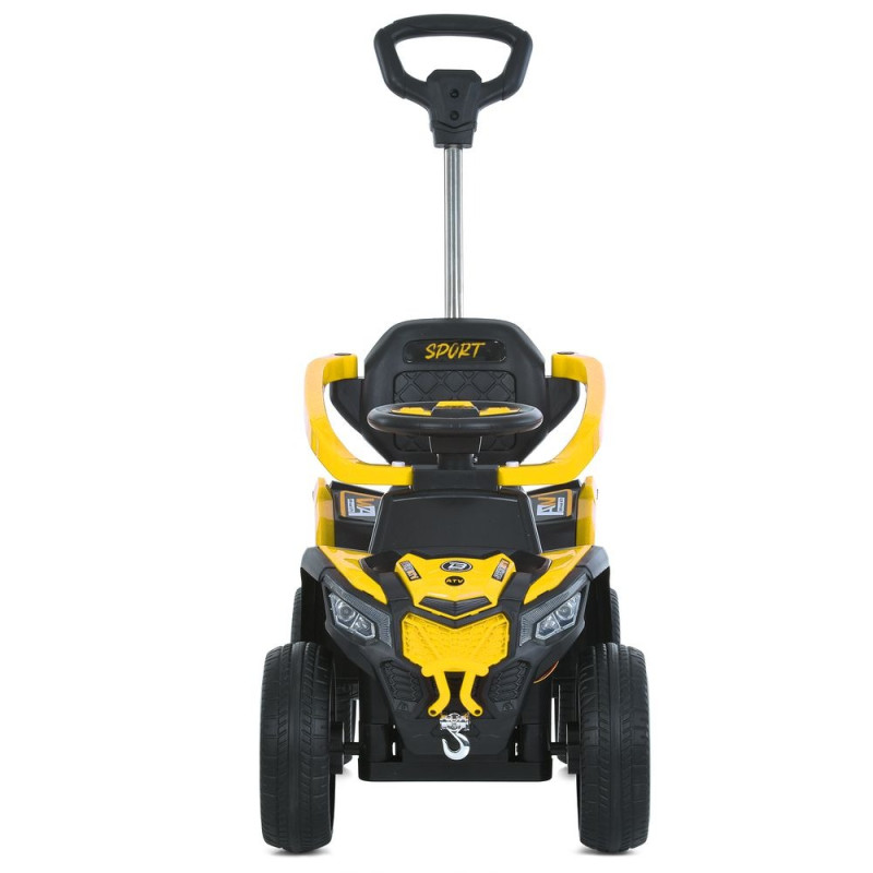 Дитяча каталка-толокар Квадроцикл Bambi Racer (M 6126EBLR-6) шкіра, музика, світло