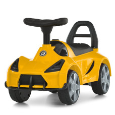 Дитяча каталка-толокар Bambi (M 6299-6) жовта, музика, світло