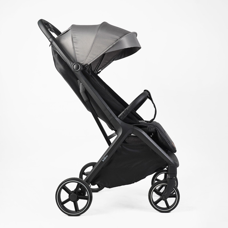 Дитяча прогулянкова Коляска JOY "Willow" (WL-65510) темно-сіра, футкавер, підсклянник, телескопічна ручка